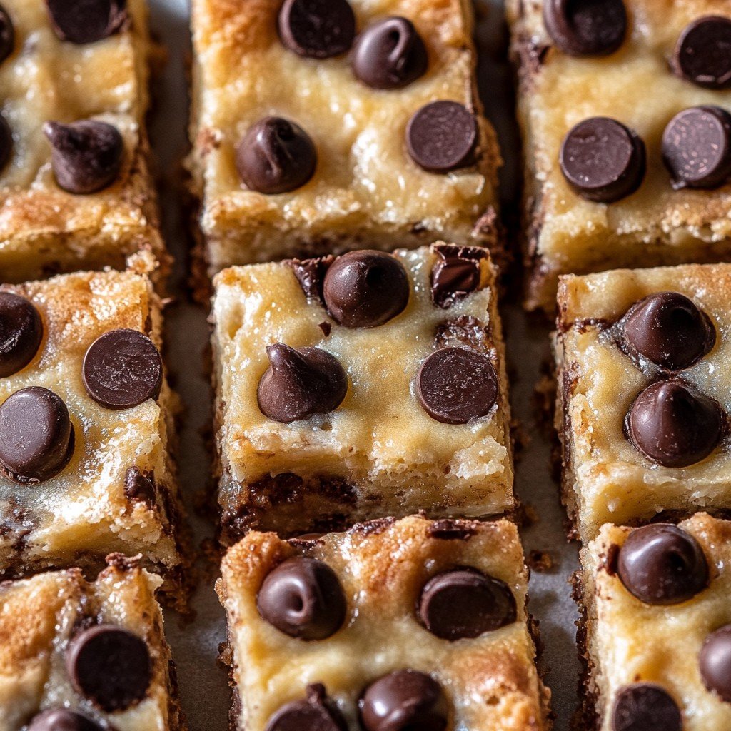 Chocolate Chip Cheesecake Bars