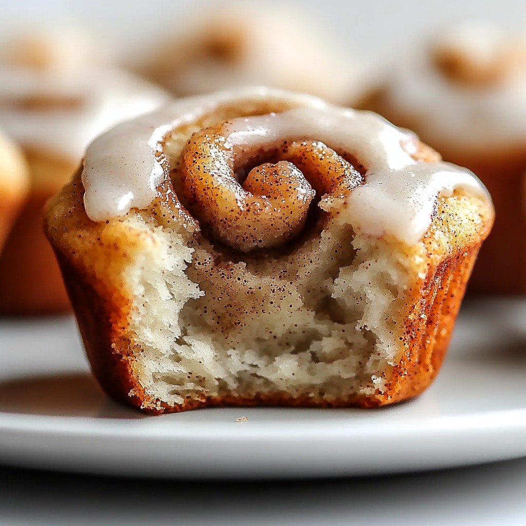 Cinnamon Roll Protein Muffins