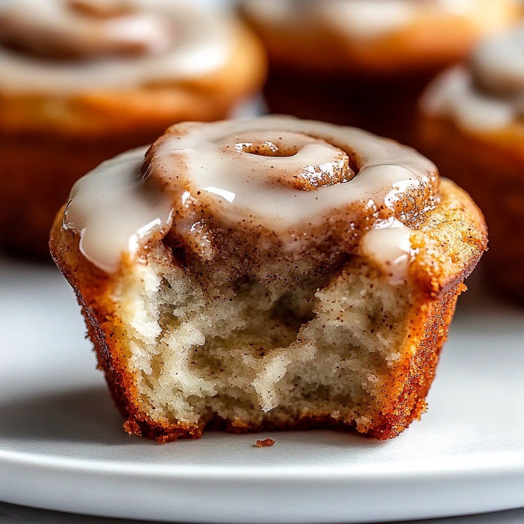 Cinnamon Roll Protein Muffins