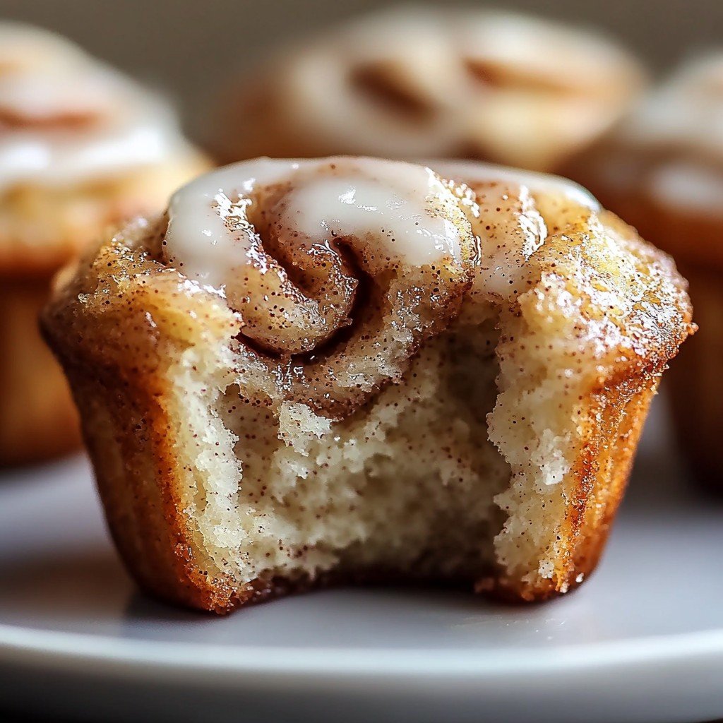 Cinnamon Roll Protein Muffins
