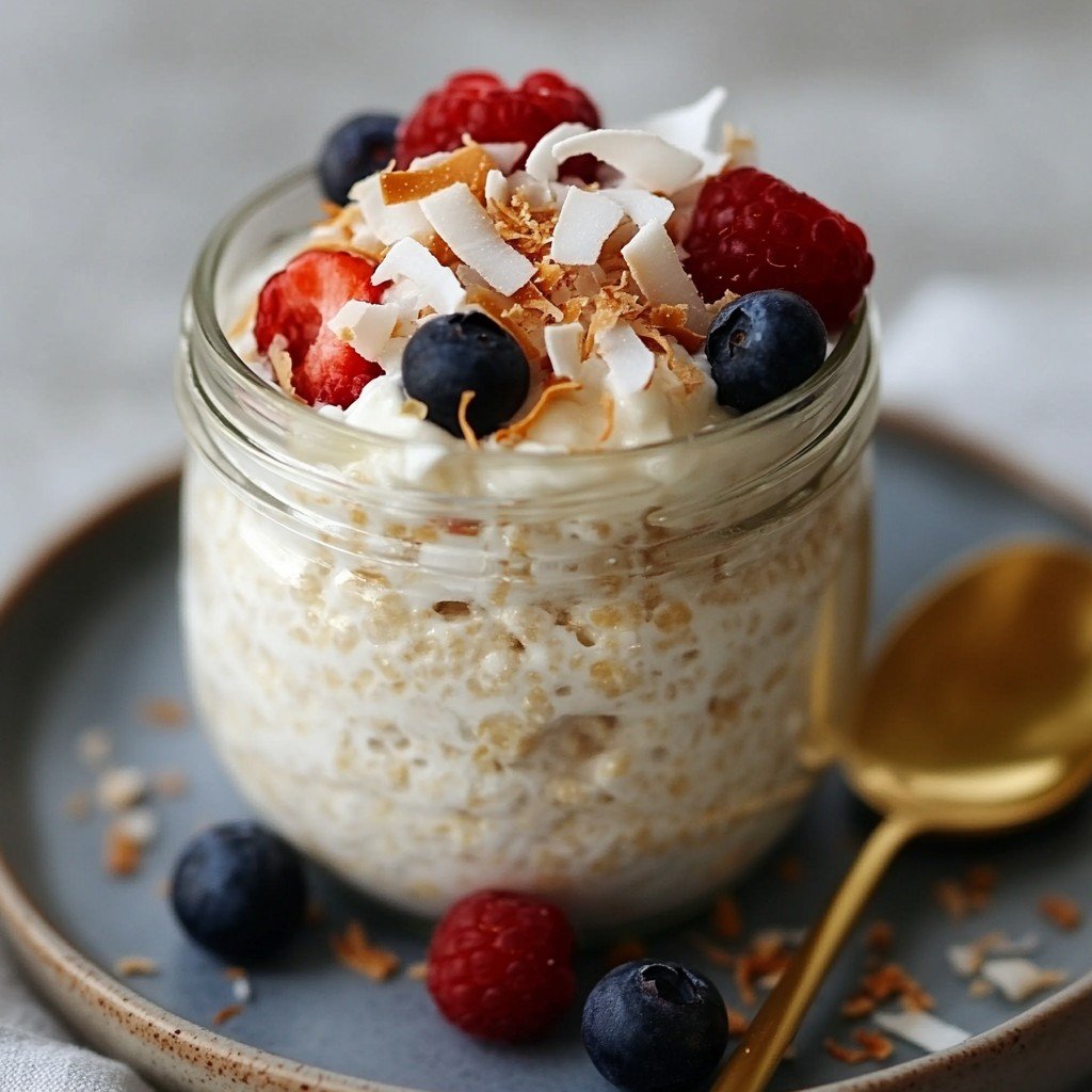 Coconut Cream Overnight Oats