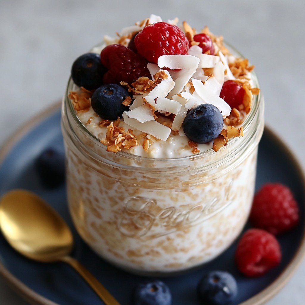 Coconut Cream Overnight Oats