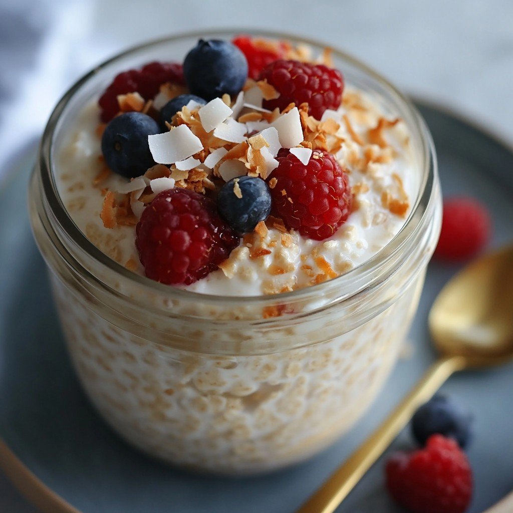 Coconut Cream Overnight Oats