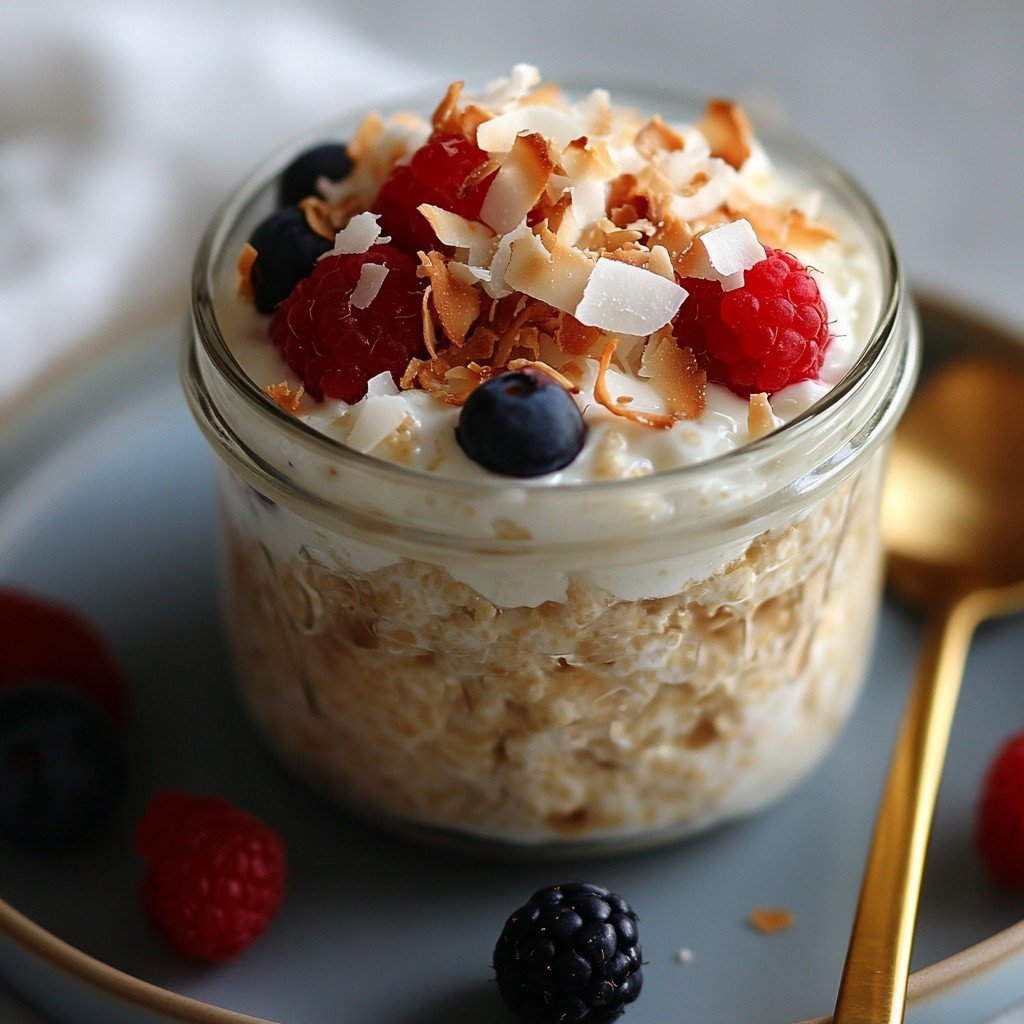 Coconut Cream Overnight Oats