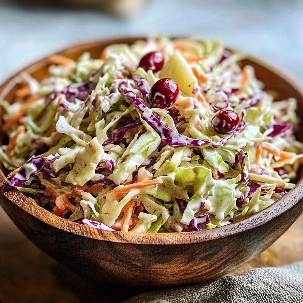 Cranberry Apple Coleslaw