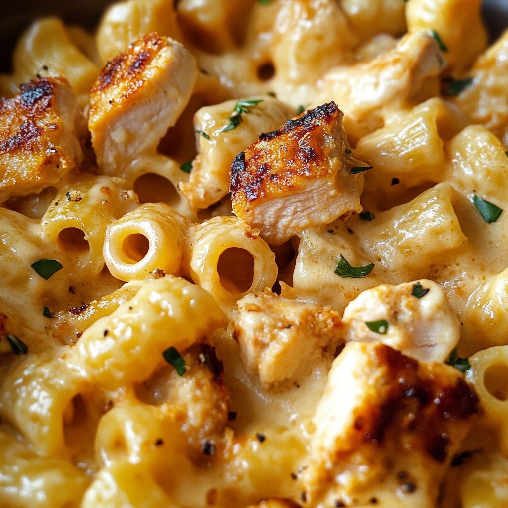 Creamy Chicken Mac and Cheese
