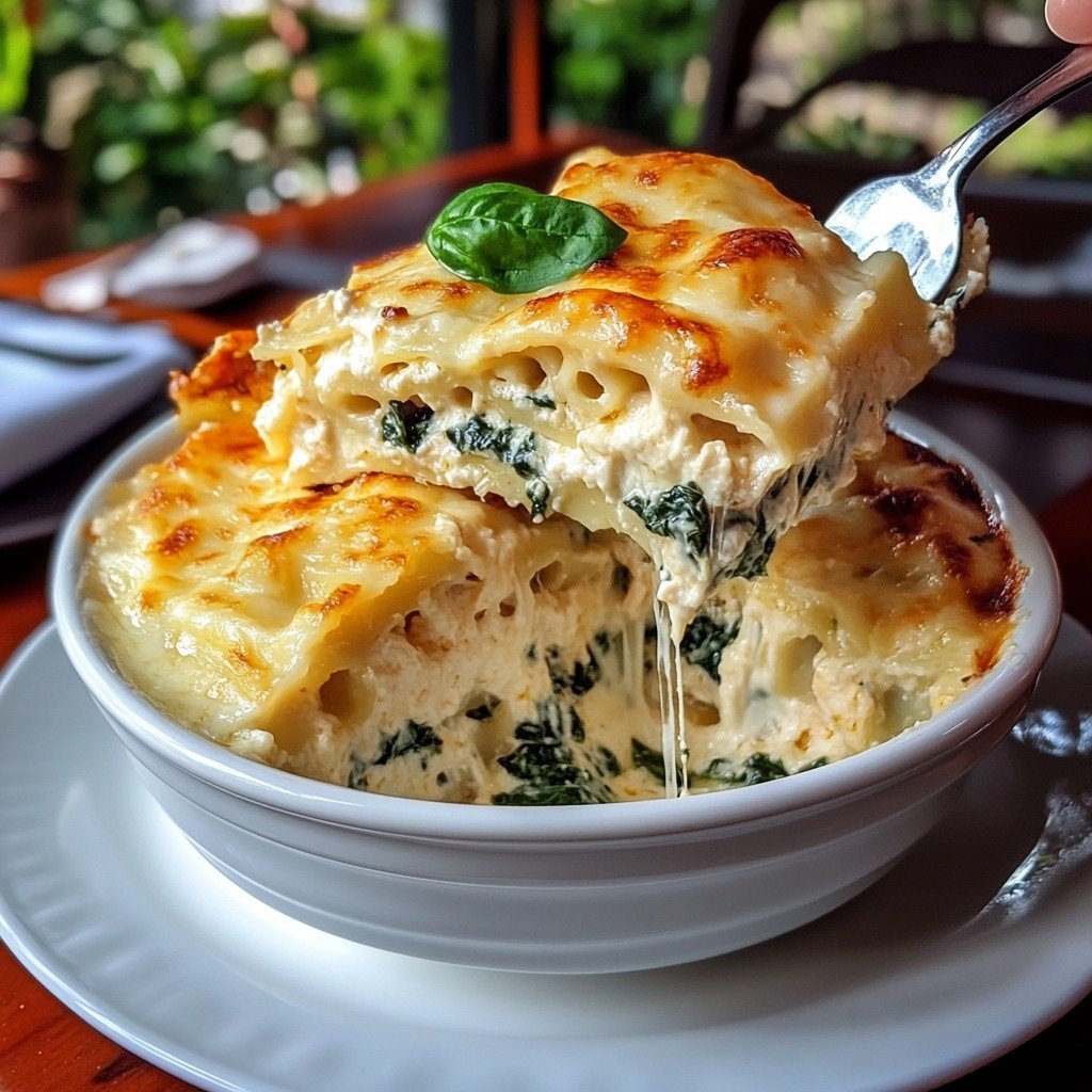 Creamy Chicken Spinach Casserole