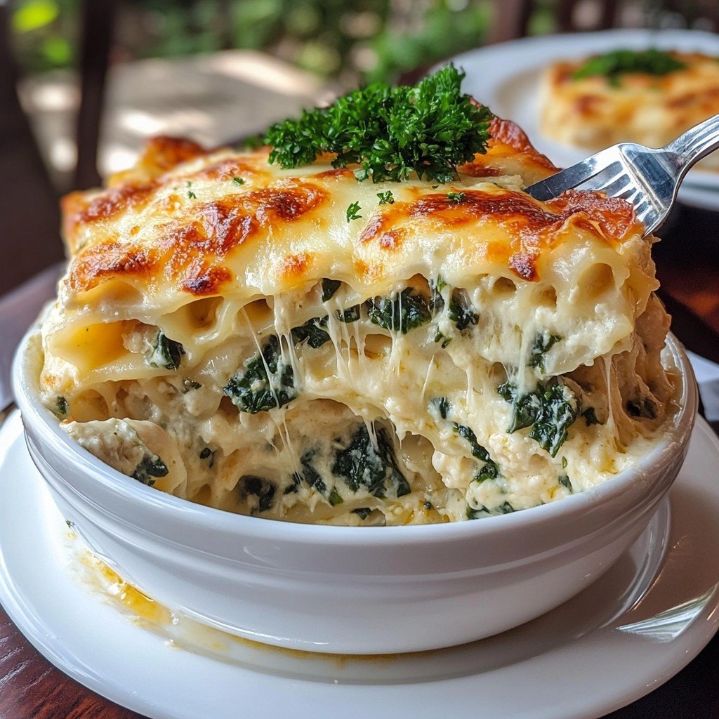 Creamy Chicken Spinach Casserole