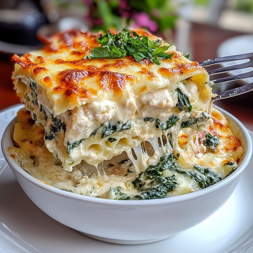 Creamy Chicken Spinach Casserole