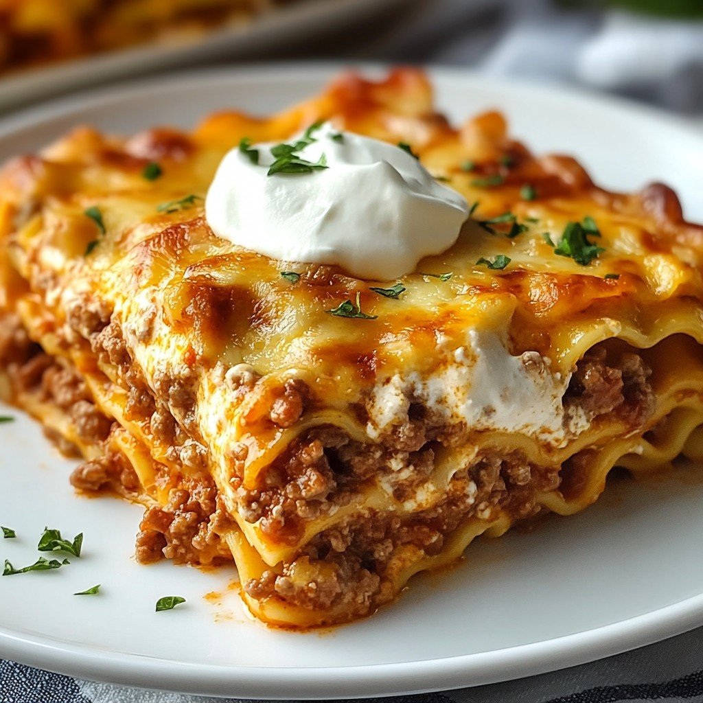 Creamy Ground Beef Casserole with Cream Cheese