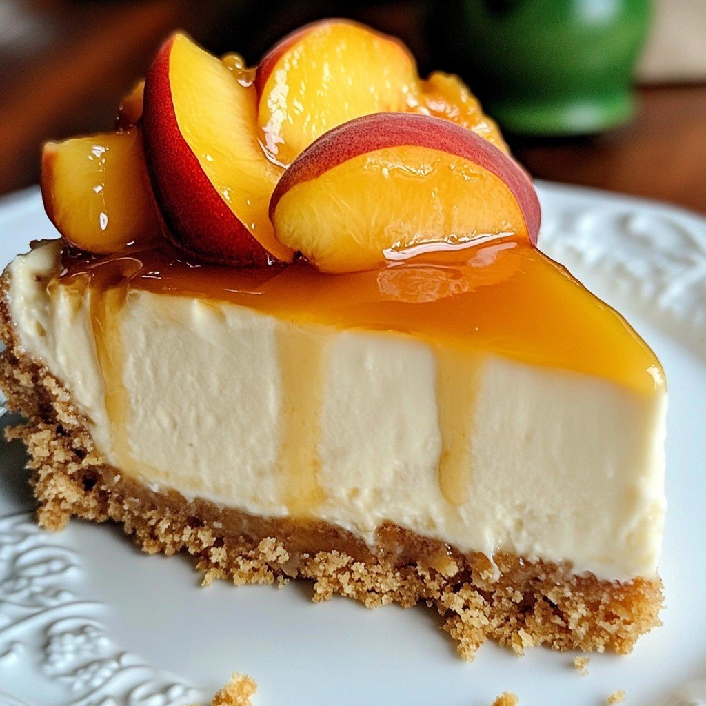 Creamy Peach Cheesecake Delight