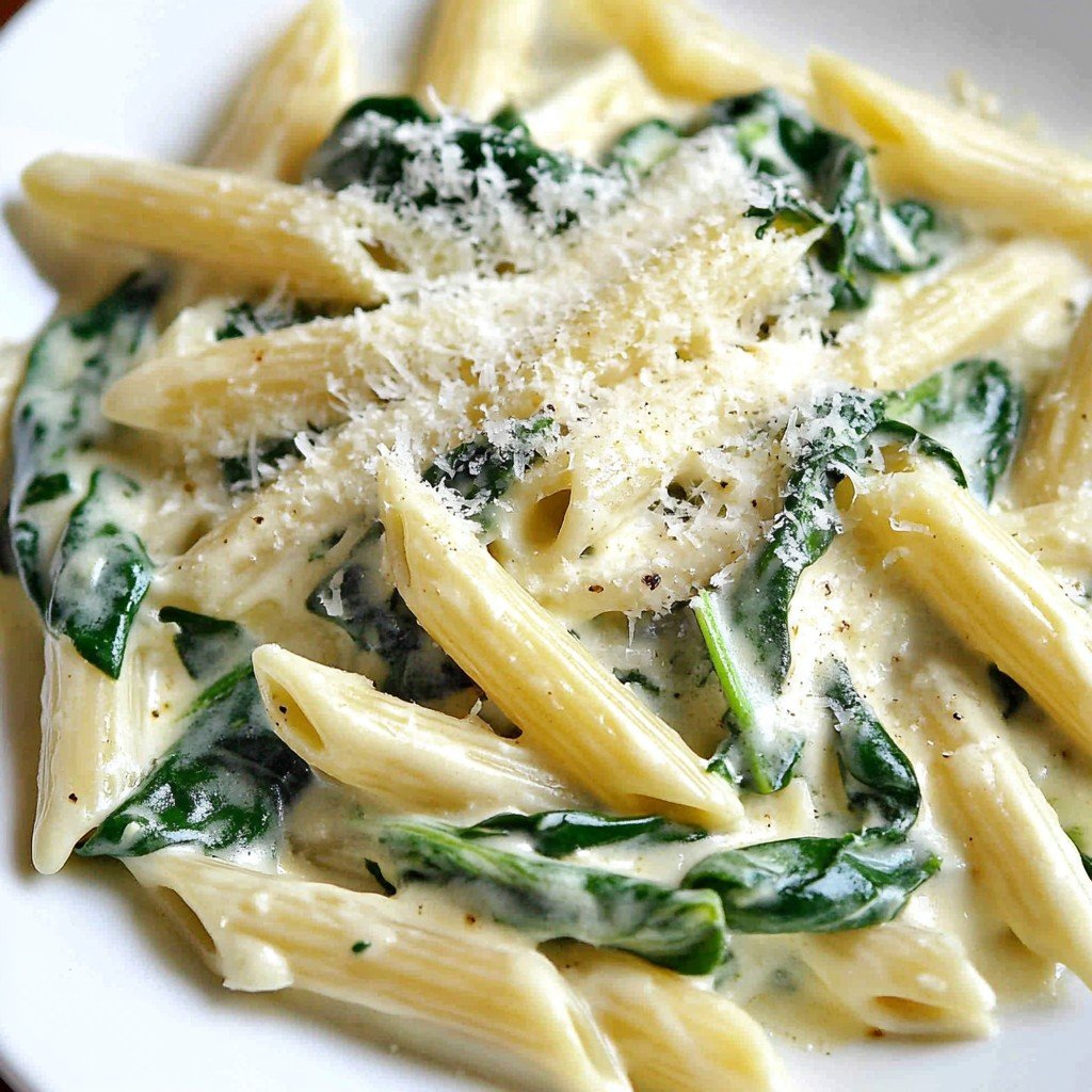 Creamy Spinach Pasta