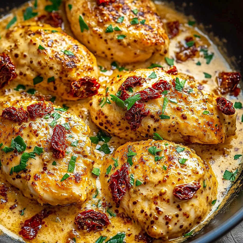 Creamy Sun-Dried Tomato Garlic Chicken