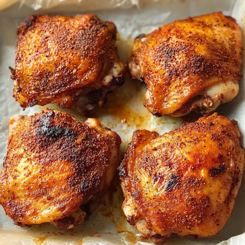 Crispy Air Fryer Chicken Thighs