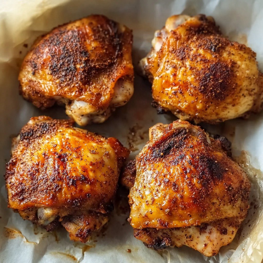 Crispy Air Fryer Chicken Thighs