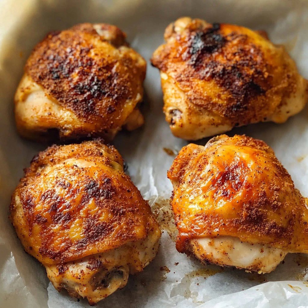 Crispy Air Fryer Chicken Thighs