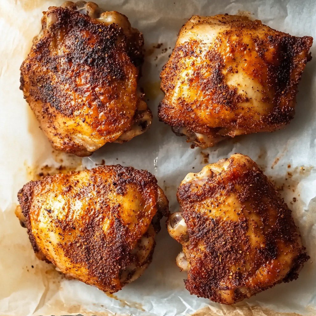 Crispy Air Fryer Chicken Thighs