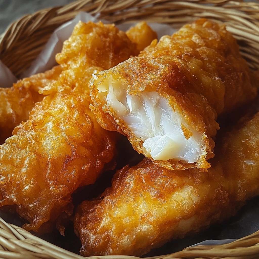 Crispy Battered Fried Fish