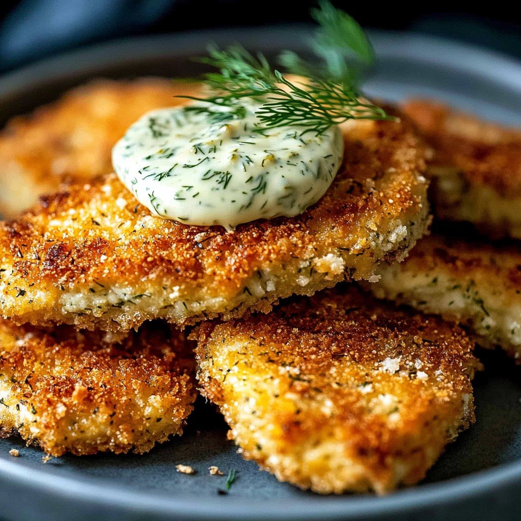 Crispy Dill Pickle Parmesan Chicken