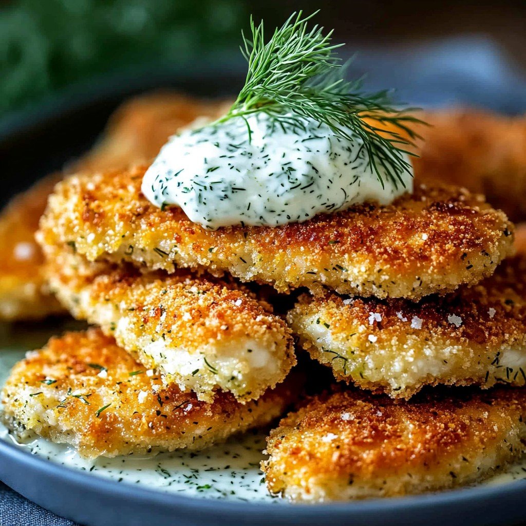 Crispy Dill Pickle Parmesan Chicken