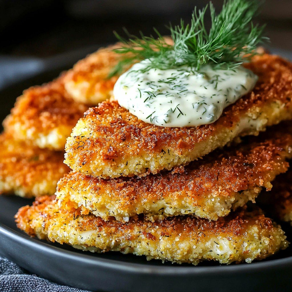 Crispy Dill Pickle Parmesan Chicken