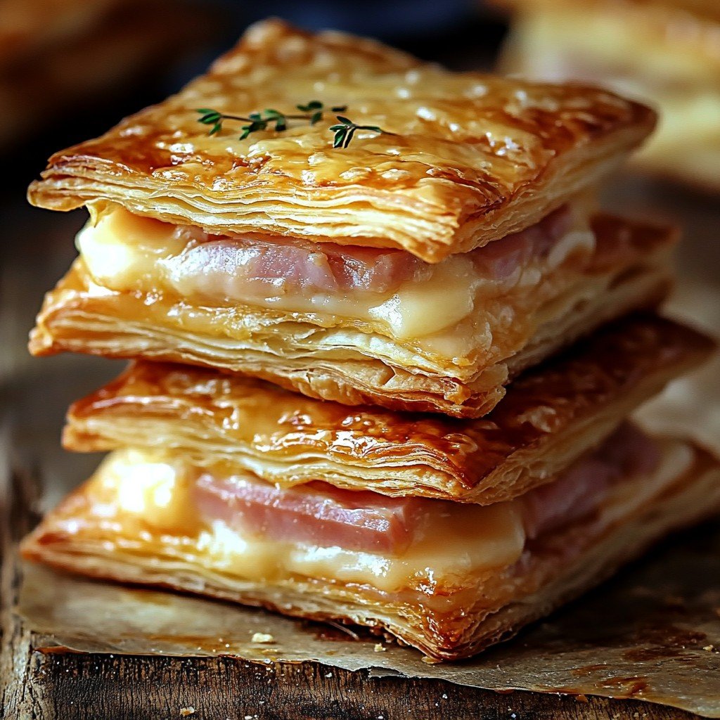 Crispy Ham & Cheese Puff Pastry: Your New Favorite Snack