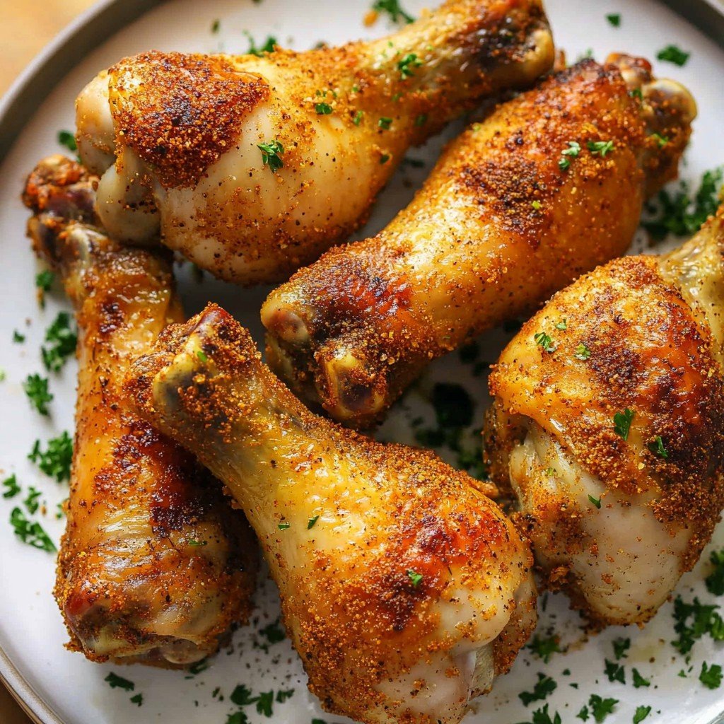 Crispy Oven-Baked Chicken Legs
