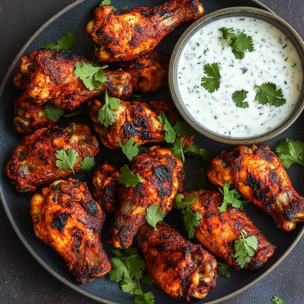 Crispy Tandoori Chicken Wings