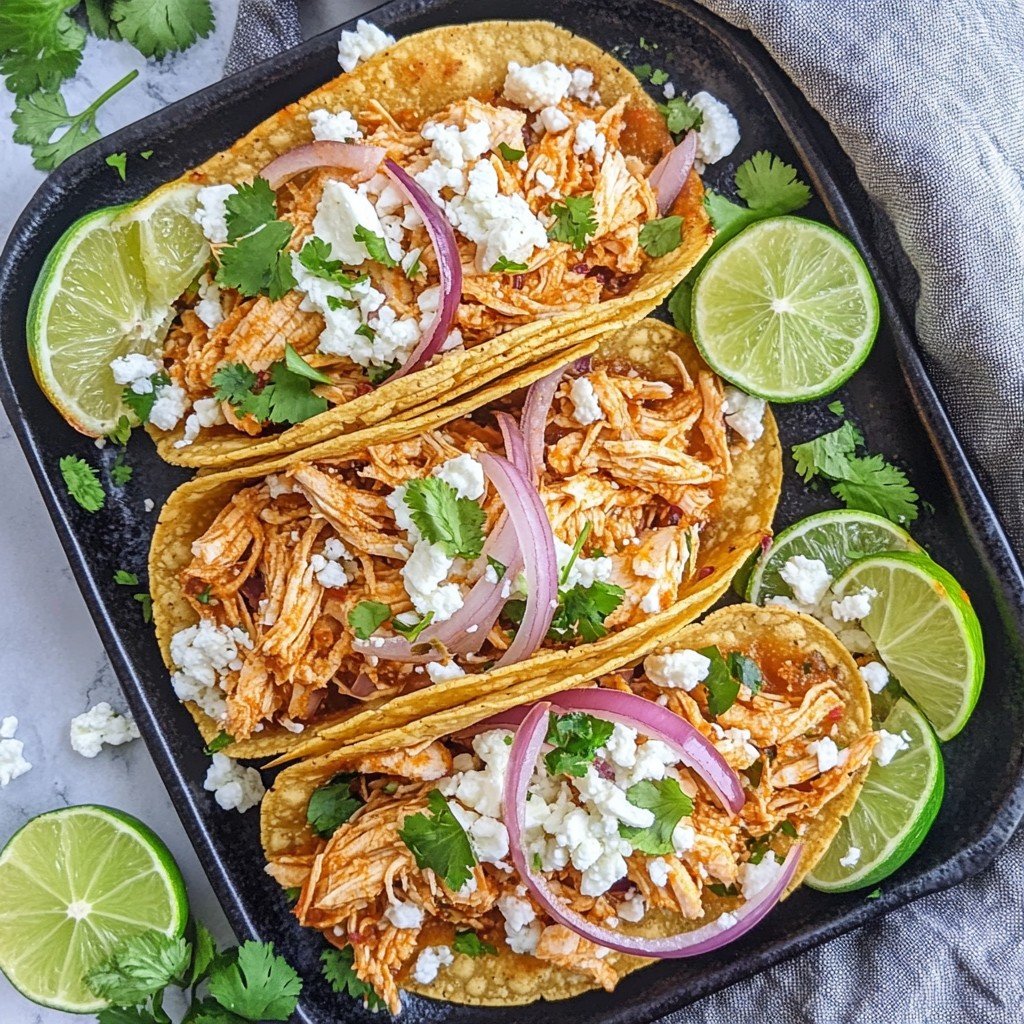 Crockpot Chicken Tacos