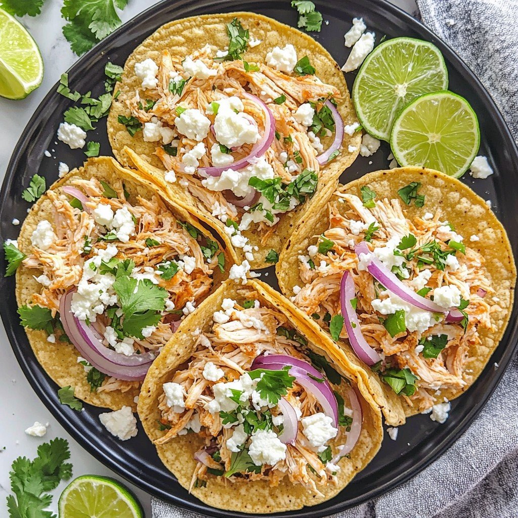 Crockpot Chicken Tacos