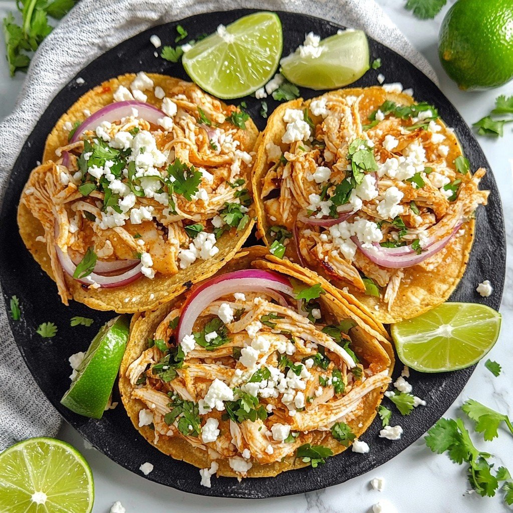 Crockpot Chicken Tacos