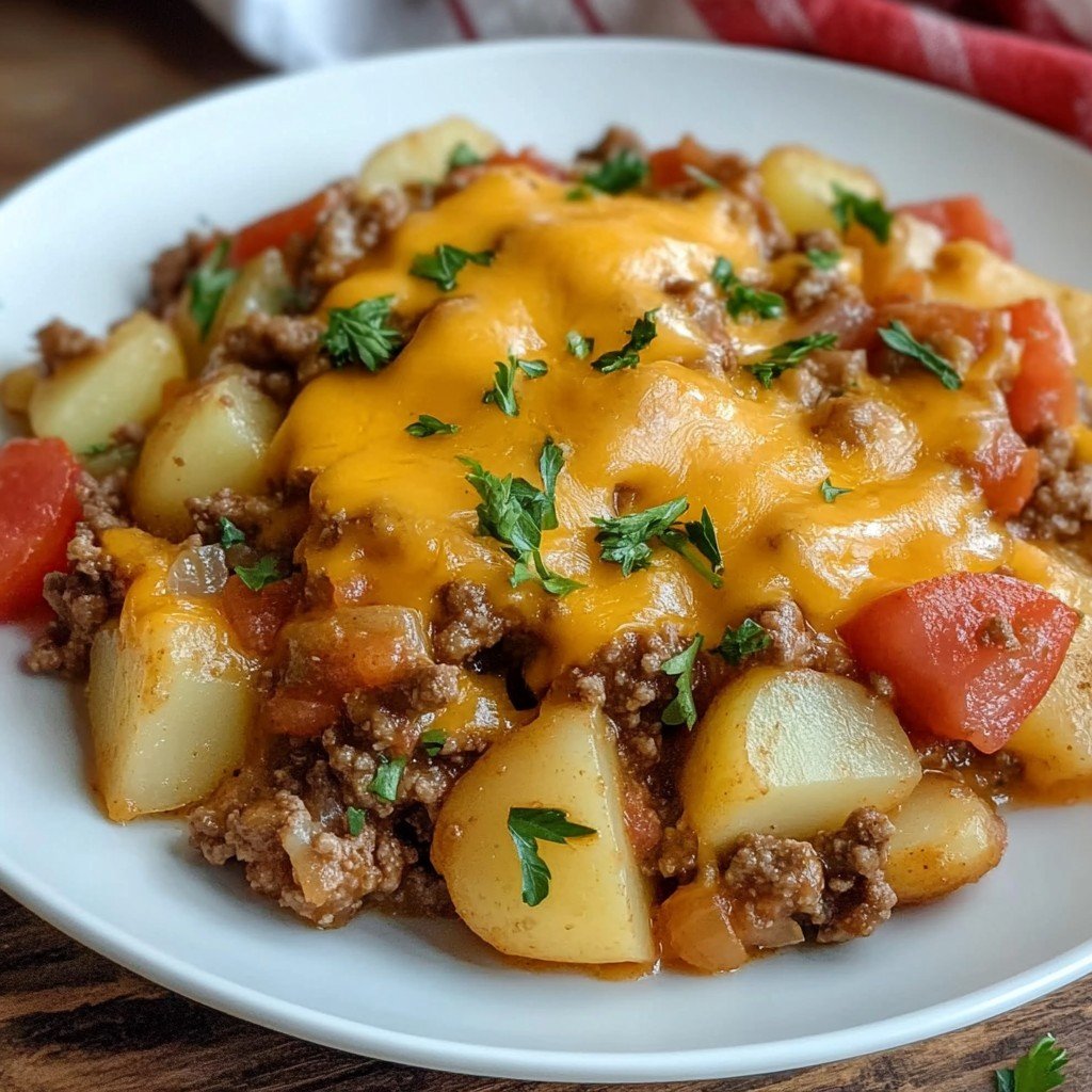 Crockpot Cowboy Casserole