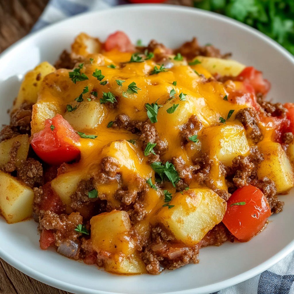 Crockpot Cowboy Casserole