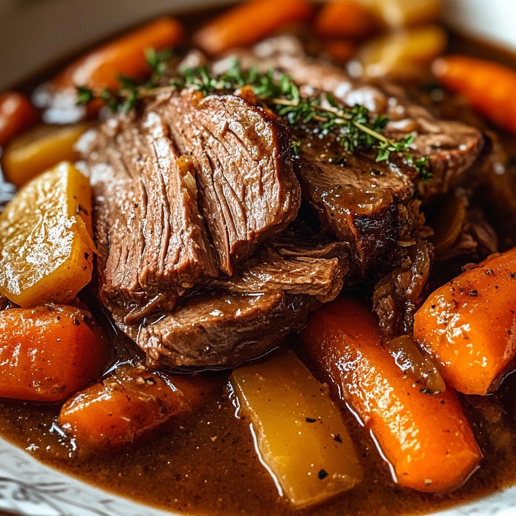 Crockpot Pot Roast with Gravy