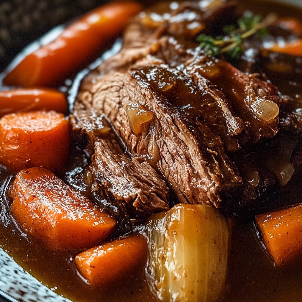 Crockpot Pot Roast with Gravy