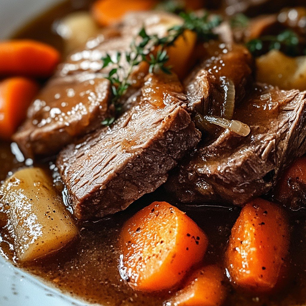Crockpot Pot Roast with Gravy