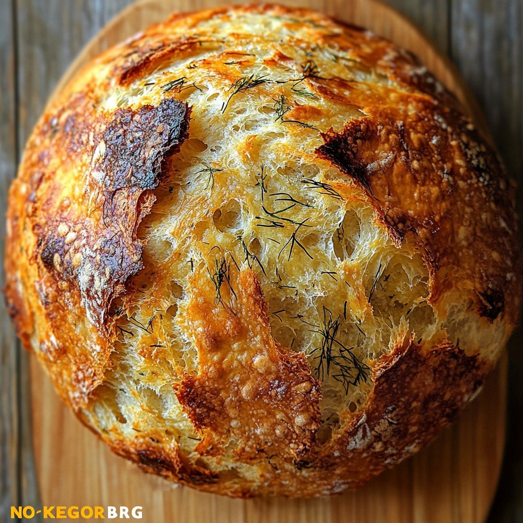 Dill Gouda Artisan Bread