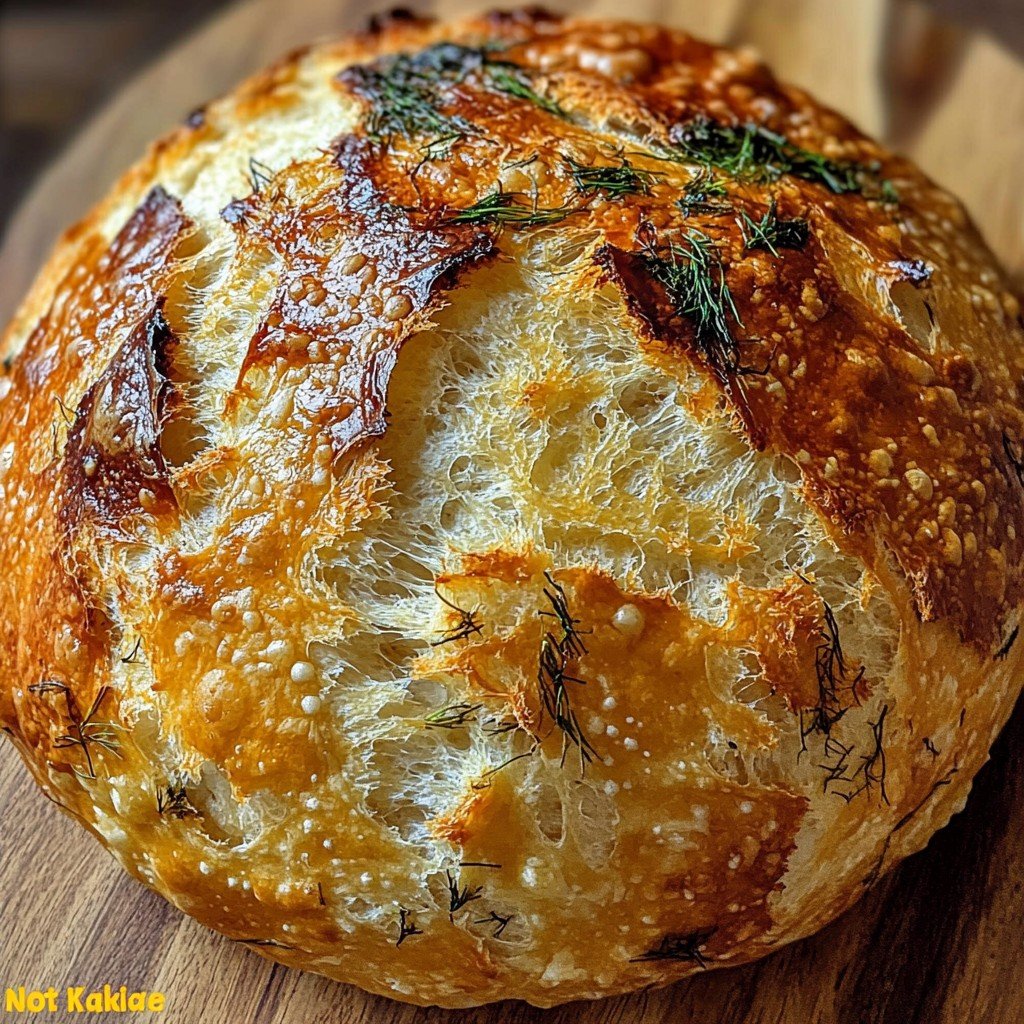 Dill Gouda Artisan Bread