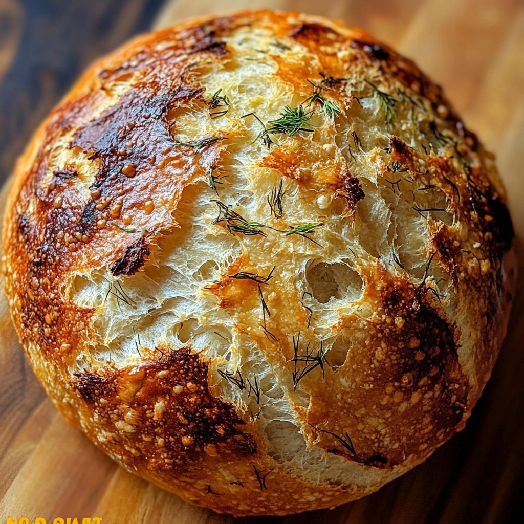 Dill Gouda Artisan Bread