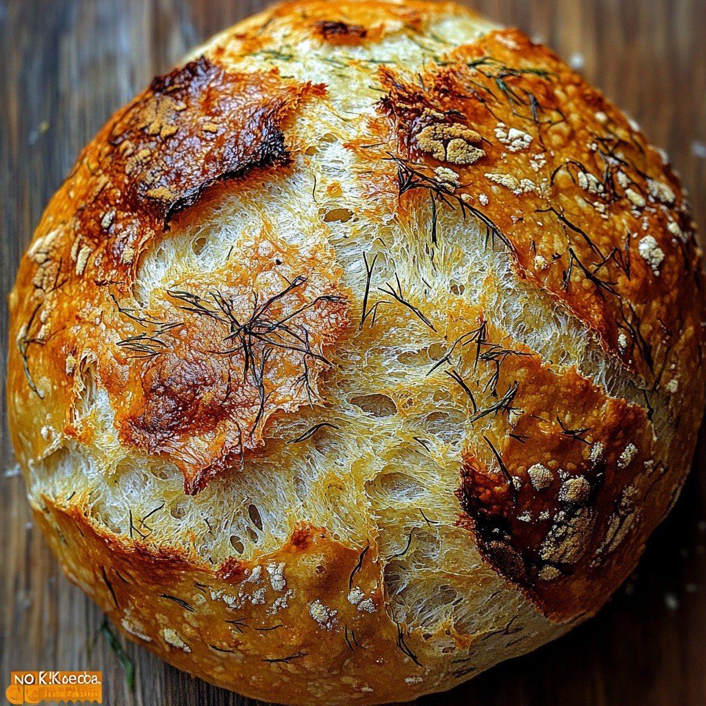 Dill Gouda Artisan Bread