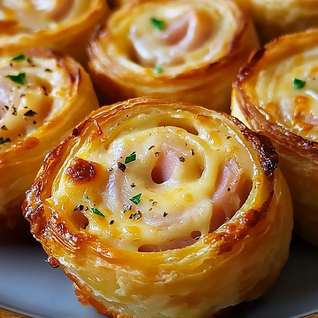Easter Sweet Treats Ham and Cheddar Pinwheels