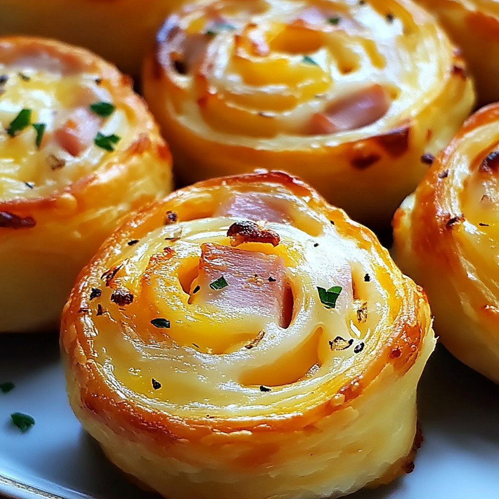 Easter Sweet Treats Ham and Cheddar Pinwheels