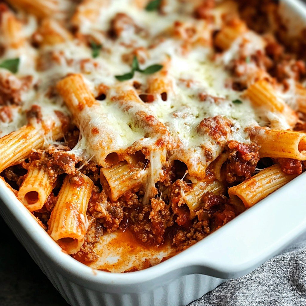 Easy 5-Ingredient Baked Ziti