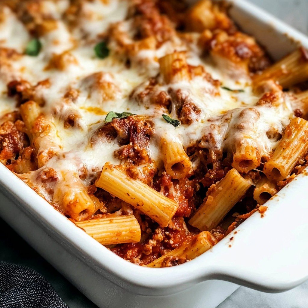 Easy 5-Ingredient Baked Ziti