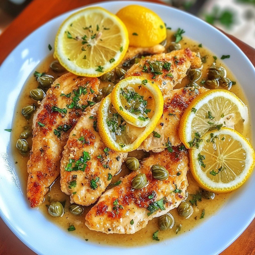 easy chicken picatta recipe for beginners