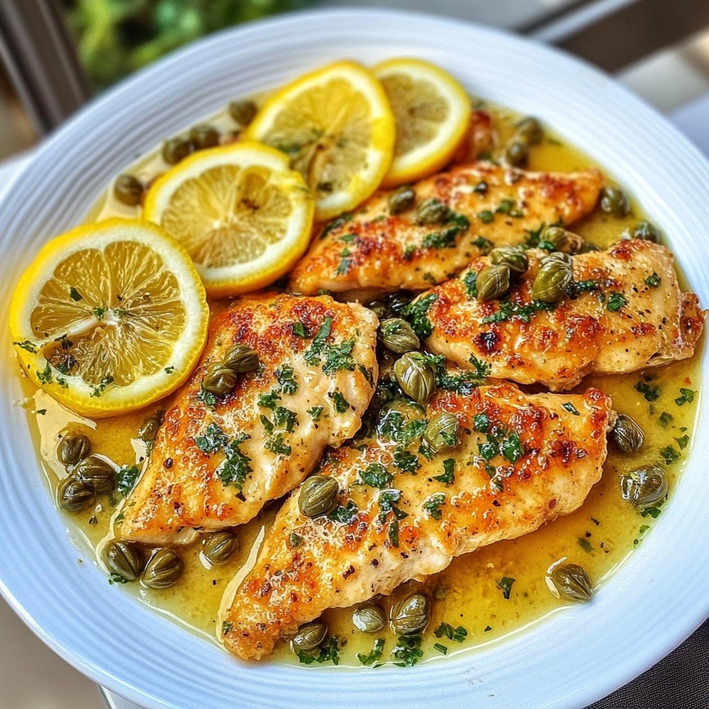 easy chicken picatta recipe for beginners