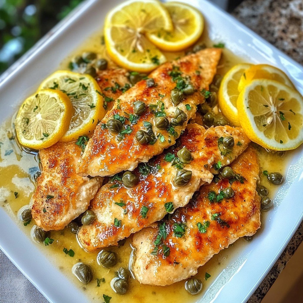 easy chicken picatta recipe for beginners