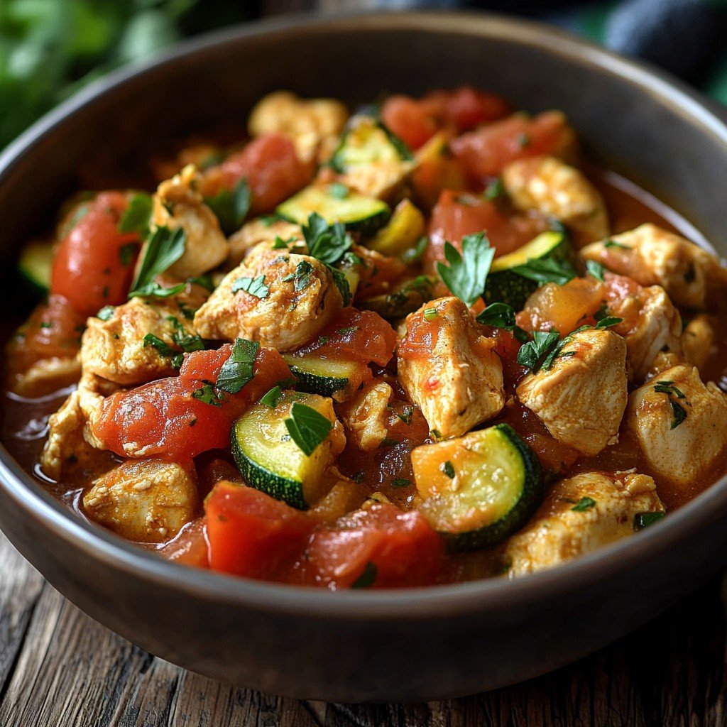 Easy Chicken Zucchini Casserole