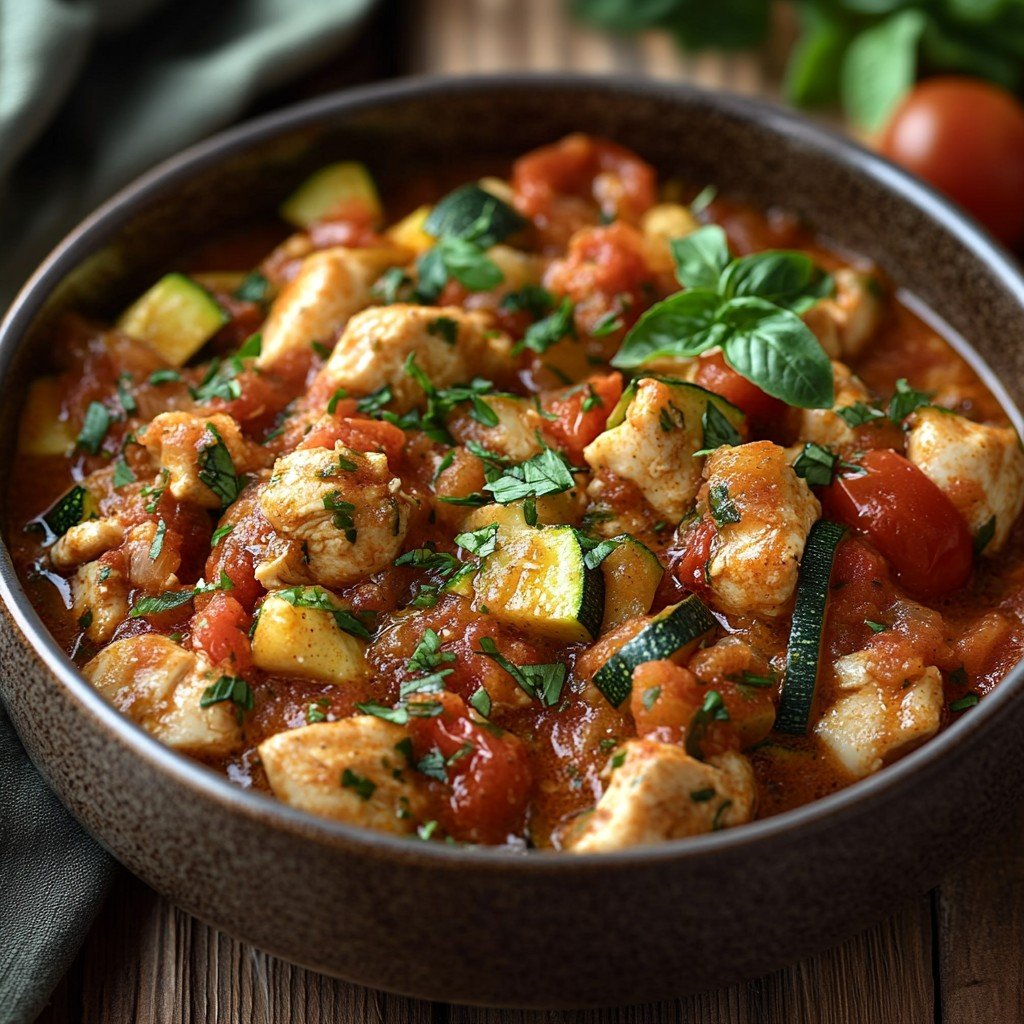 Easy Chicken Zucchini Casserole