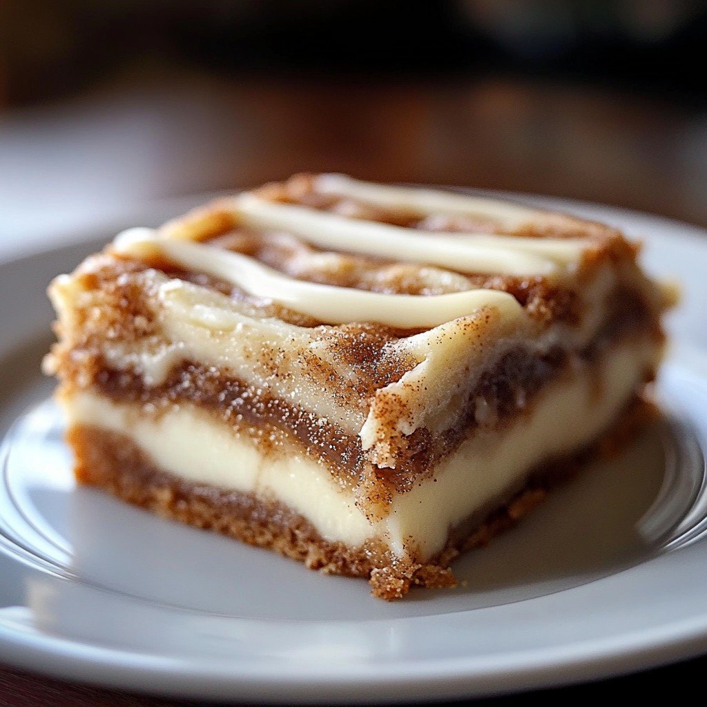 Easy Cinnamon Roll Bliss Bars